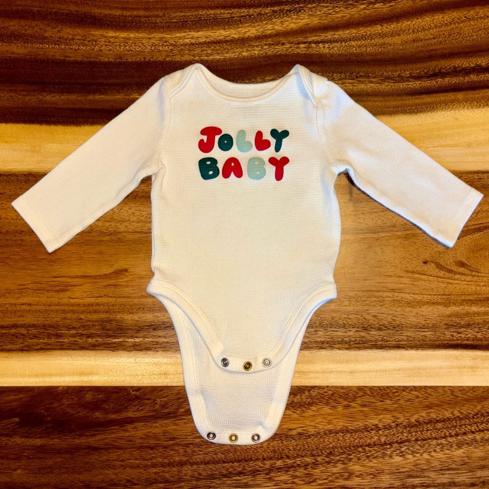 Jumping Beans White Bodysuit One Pieces